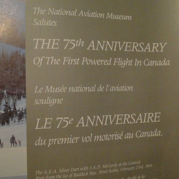 "A.E.A. Silver Dart," by Robert Bradford. signed nice poster - Picture 5 of 5